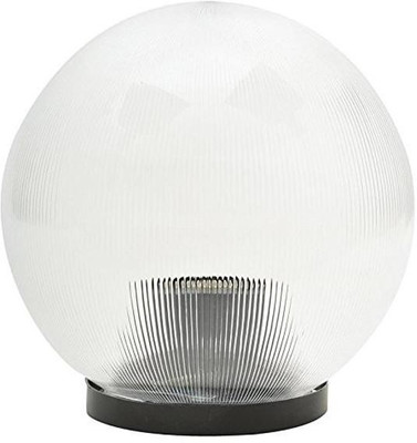 Goldstar Round gate and pol light Clear Gate Light Outdoor Lamp(White)