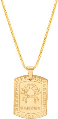 Dare Rashi Signs Cancer Zodiac Pendant Gold-plated Stainless Steel Pendant