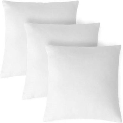 Texlux Microfibre Solid Cushion Pack of 3(White)