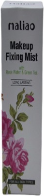 maliao Makeup Fixing Mist Rose Water & Green Tea 80ml Primer  - 40 ml(Black)