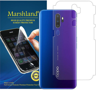MARSHLAND Back Screen Guard for Oppo A5 (2020) 3D, side coverage tpu(Pack of 1)