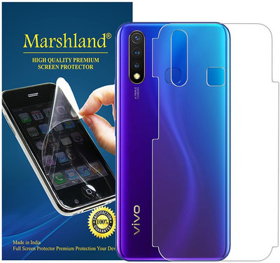 MARSHLAND Back Screen Guard for Vivo U20 / Y19 Side Coverage(Pack of 1)