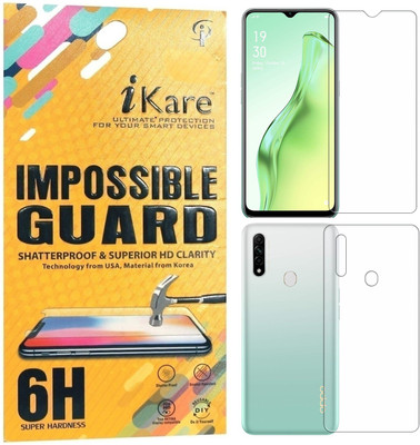 iKare Front and Back Screen Guard for Oppo A31(Pack of 2)