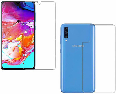 Anaya Front and Back Screen Guard for Sasmung A70(Pack of 3)