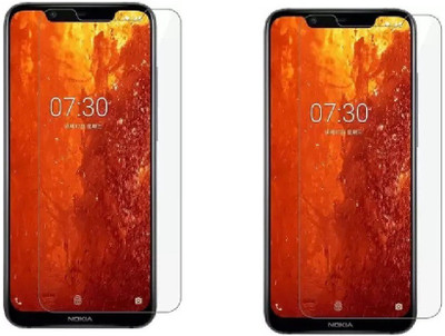 ISAAK Tempered Glass Guard for Nokia 8.1 (Nokia X7)(Pack of 2)