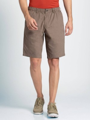 JOCKEY Solid Men Brown Regular Shorts