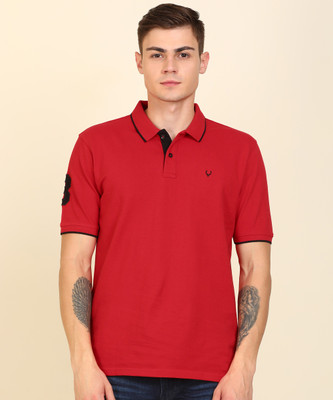 allen-solly-solid-men-polo-neck-red-t-shirt