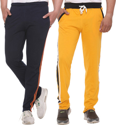 SHAUN Solid Men Multicolor Track Pants