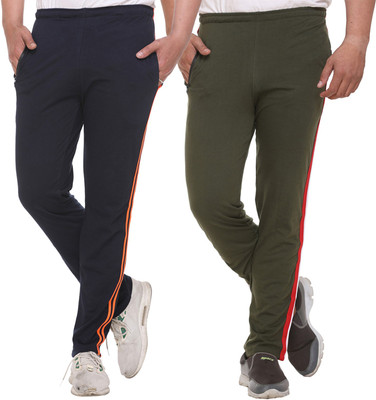 SHAUN Solid Men Multicolor Track Pants