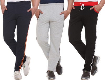 SHAUN Solid Men Multicolor Track Pants