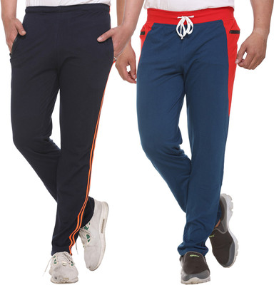 SHAUN Solid Men Multicolor Track Pants