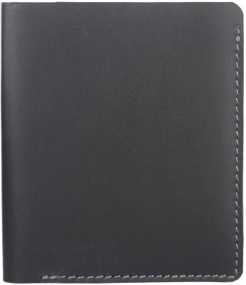 Stela Men Black Genuine Leather Wallet(6 Card Slots)