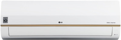 LG 1 Ton 4 Star Split Dual Inverter AC with Wi-fi Connect – White, Brown(LS-Q12GWYA, Copper Condenser)