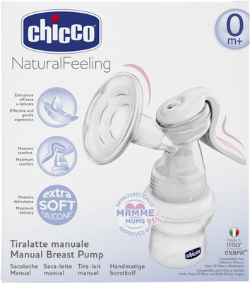 Chicco Manual Breast Pump(White)