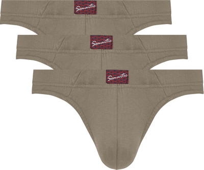 Semantic Men Men's Cotton Brief Non Itching Anti Chaffing Underwear Brief
