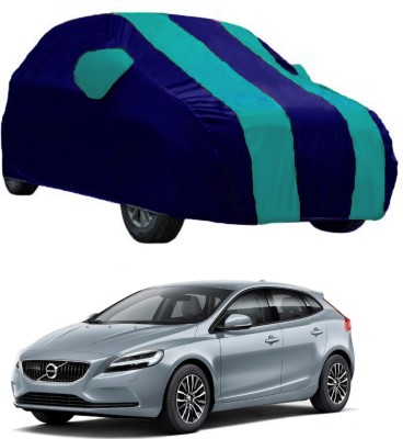 AutoKick Car Cover For Volvo V40 (With Mirror Pockets)(Blue)