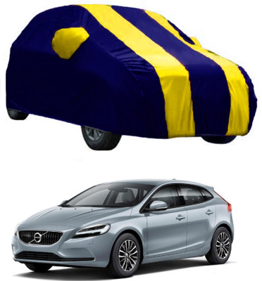 AutoKick Car Cover For Volvo V40 (With Mirror Pockets)(Yellow)