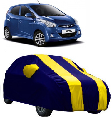 AutoRock Car Cover For Hyundai Eon (With Mirror Pockets)(Yellow)