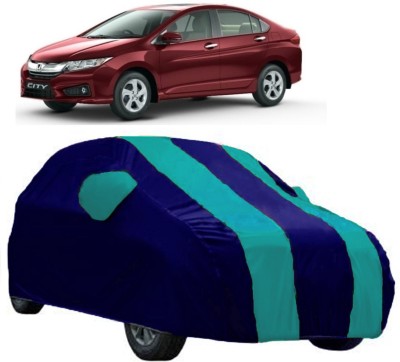 AutoRock Car Cover For Honda City i-Vtec (With Mirror Pockets)(Blue)