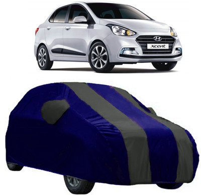 AutoRock Car Cover For Hyundai Xcent (With Mirror Pockets)(Multicolor)