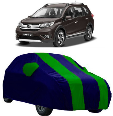 AutoKick Car Cover For Honda BR-V (With Mirror Pockets)(Multicolor)