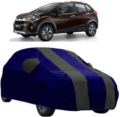 AutoCover Car Cover For Honda WR-V (With Mirror Pockets)(Grey, Blue)