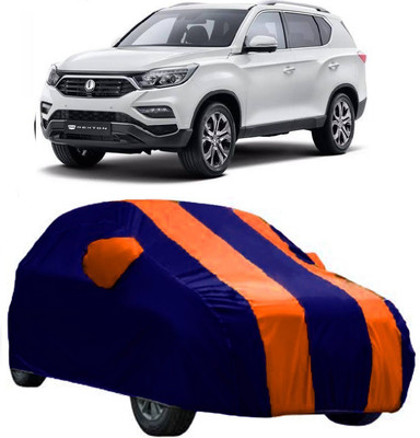 AutoKick Car Cover For Mahindra XUV 700 (With Mirror Pockets)(Orange)