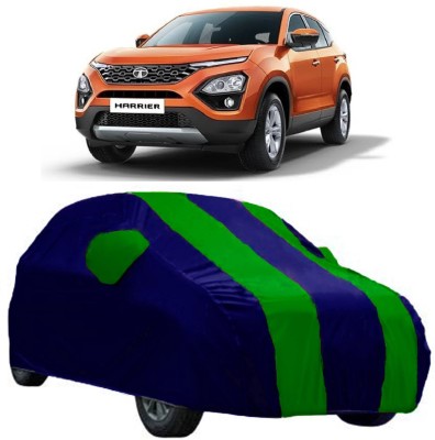 AutoRock Car Cover For Tata Harrier (With Mirror Pockets)(Green)