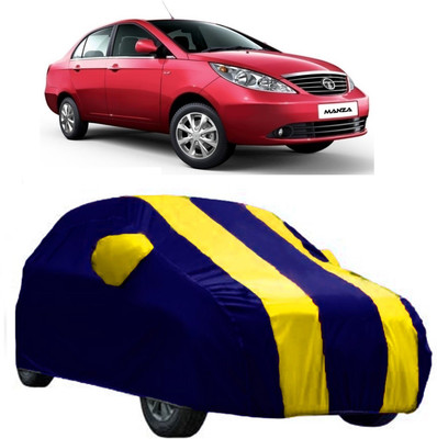 Elegance Car Cover For Tata Manza (With Mirror Pockets)(Multicolor)