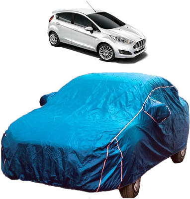MoTRoX Car Cover For Ford Fiesta Sport (With Mirror Pockets)(Blue)