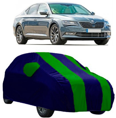 AutoRock Car Cover For Skoda Superb (With Mirror Pockets)(Green)