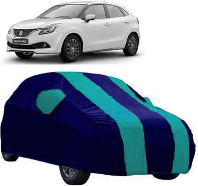 AutoRock Car Cover For Maruti Suzuki Baleno (With Mirror Pockets)(Blue)