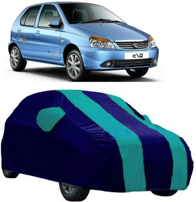 AutoRock Car Cover For Tata Indica eV2 (With Mirror Pockets)(Multicolor)
