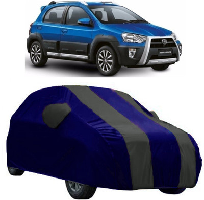 AutoRock Car Cover For Toyota Etios Cross (With Mirror Pockets)(Grey)