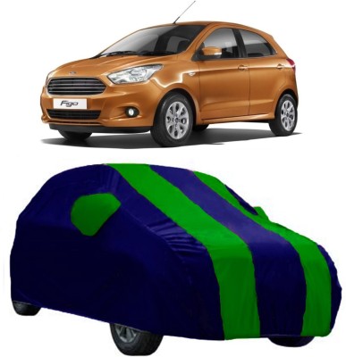 AutoRock Car Cover For Ford Figo (With Mirror Pockets)(Green)