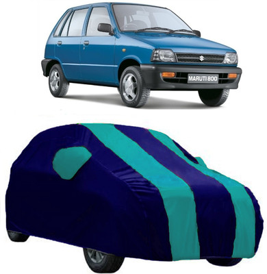 AutoKick Car Cover For Maruti Suzuki 800 (With Mirror Pockets)(Multicolor)