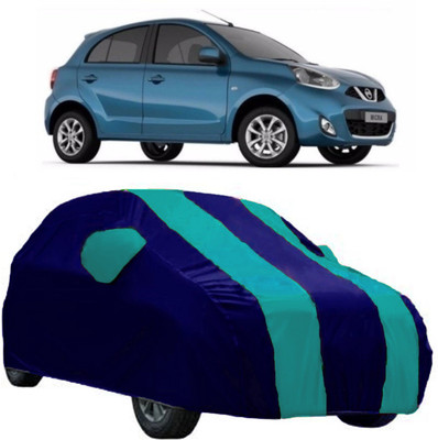AutoRock Car Cover For Nissan Micra (With Mirror Pockets)(Blue)