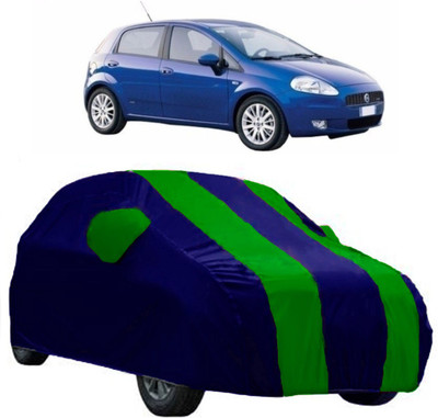 AutoRock Car Cover For Fiat Grande Punto (With Mirror Pockets)(Green)