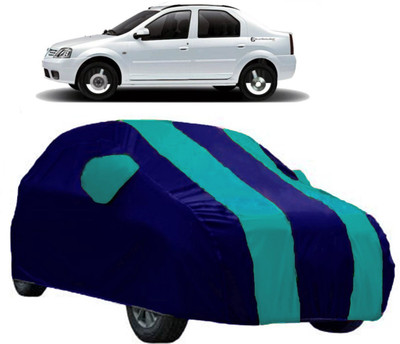 AutoRock Car Cover For Mahindra Logan Edge (With Mirror Pockets)(Blue)