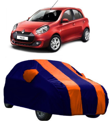 AutoKick Car Cover For Renault Pulse (With Mirror Pockets)(Orange)