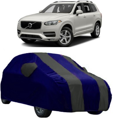 AutoCover Car Cover For Volvo XC90 (With Mirror Pockets)(Grey, Blue)