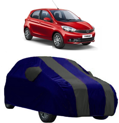 AutoRock Car Cover For Tata Tiago (With Mirror Pockets)(Grey)
