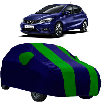 AutoKick Car Cover For Nissan Pulsar (With Mirror Pockets)(Green)
