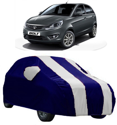 AutoKick Car Cover For Tata Bolt (With Mirror Pockets)(White)