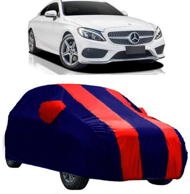 CRONEX Car Cover For Mercedes Benz C200 (With Mirror Pockets)(Red, Blue)