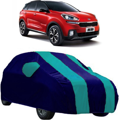AutoRock Car Cover For Mahindra KUV100 (With Mirror Pockets)(Blue)