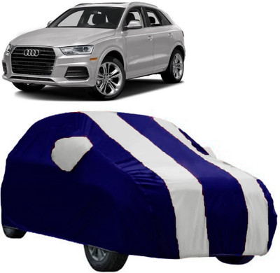 AutoKick Car Cover For Audi Q3 (With Mirror Pockets)(White)
