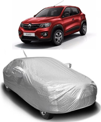 MoTRoX Car Cover For Renault Kwid (With Mirror Pockets)(Silver)