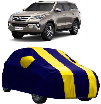 AutoKick Car Cover For Toyota New Fortuner (With Mirror Pockets)(Yellow)