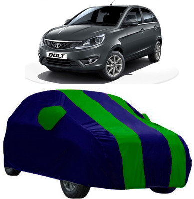 AutoKick Car Cover For Tata Bolt (With Mirror Pockets)(Green)